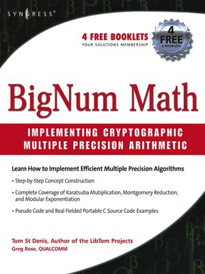 cover image of BigNum Math